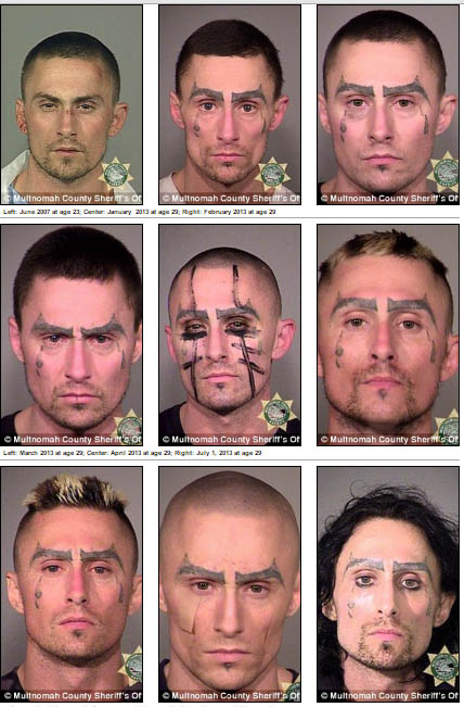 crystal meth before and after mug shots